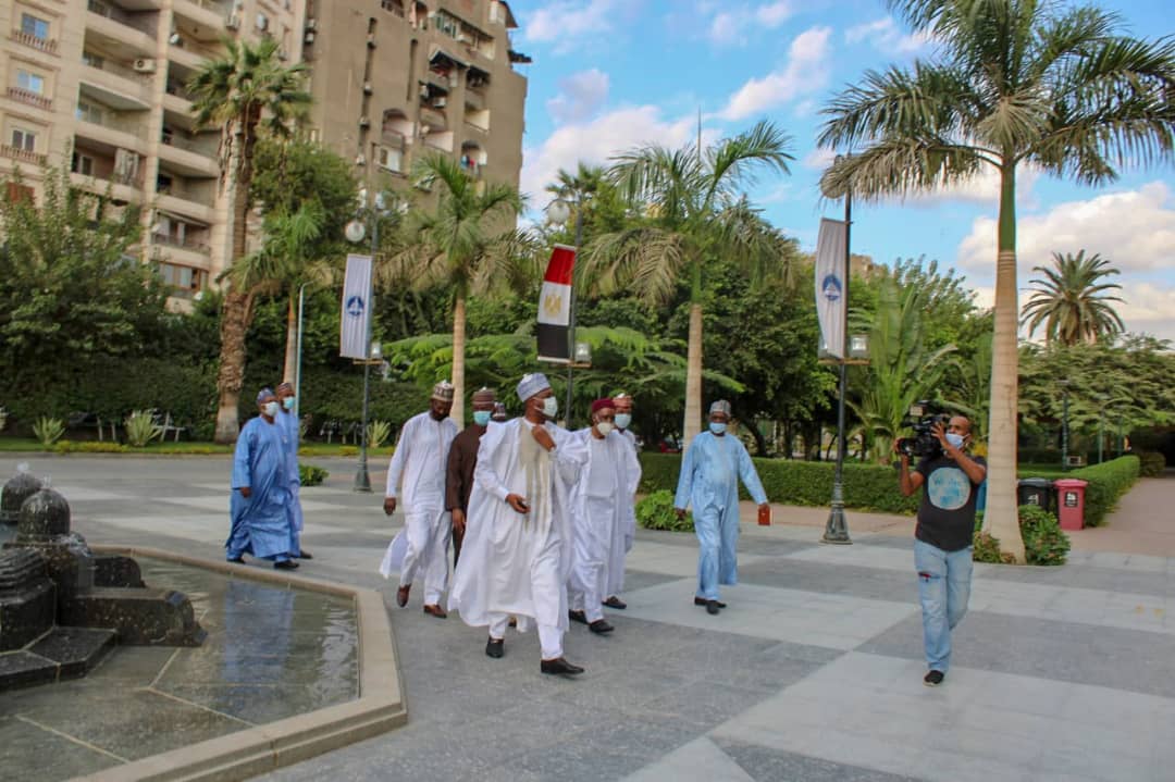GovBorno's tweet photo. In Egypt @ProfZulum wants Al-Azhar to train Borno’s scholars, preachers

... To partner another University on medical studies https://t.co/CWp55spMkK https://t.co/V7MiSuKLWB
