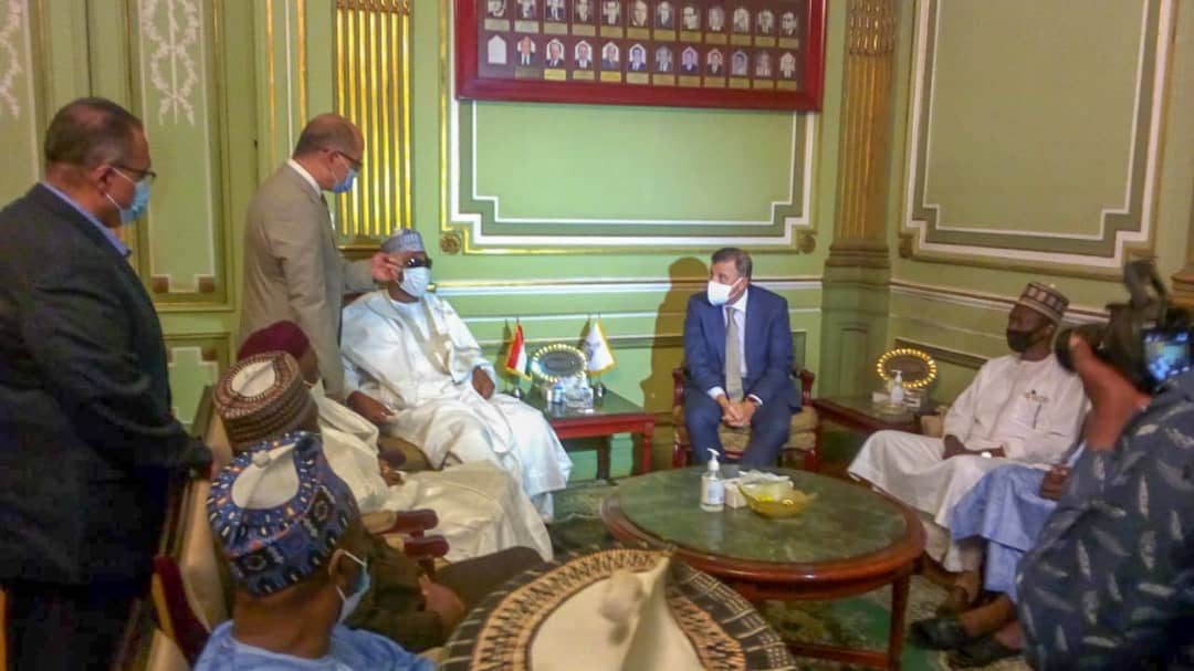 GovBorno's tweet photo. In Egypt @ProfZulum wants Al-Azhar to train Borno’s scholars, preachers

... To partner another University on medical studies https://t.co/CWp55spMkK https://t.co/V7MiSuKLWB