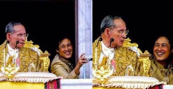 Wanthong2021's tweet photo. “พ่อดุเรา” … 🙏🏼
ซึ่งสมเด็จพระเทพฯ เคยมีรับสั่งเกี่ยวกับภาพนี้อย่างมีความสุขกับนักข่าวว่า ในหลวงรัชกาลที่ 9 ทรงตำหนิที่พระองค์ทำตัวเหมือนเด็ก “พ่อดุเรา…บอกให้เราไปถ่ายที่อื่น ให้เราสำรวมและให้ไปบอกคนข้างหลังให้เงียบๆ ด้วย” 😅

#ด้วยความภาคภูมิใจในเอกราช 
#5พยเรารักในหลวง https://t.co/9HKR12ZyQj