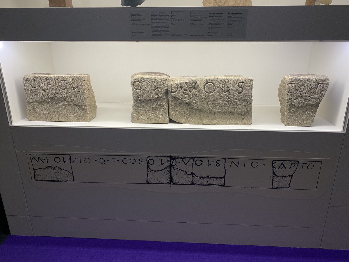 The base of the donarium dedicated in 264BCE by the consul Marcus Fulvius Flaccus to commemorate the Roman conquest of Etruscan Volsinii (Orvieto). From the sacred area of Sant’Omobono in Rome (junction of Vico Jugario and via Luigi Petroselli).