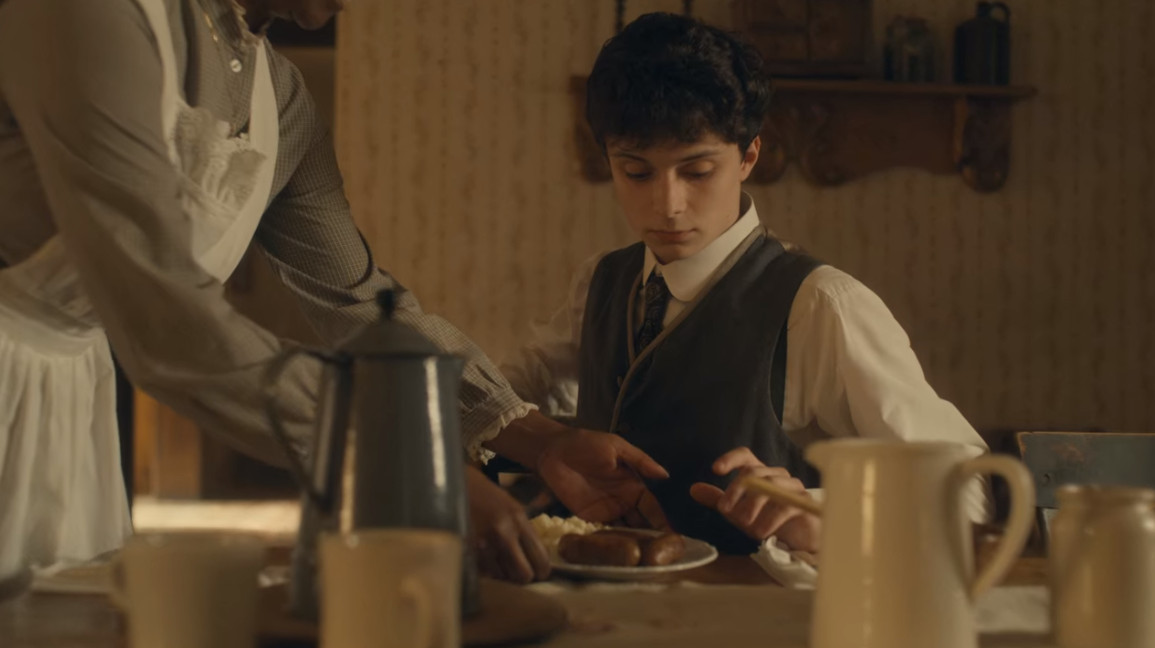 Dear Hazel. Thank you for feeding our boys with warm food and taking care of them.Gilbert dressed like a man, going to take his exams, but still a boy at heart. Looks like he is going to cry with gratitude. #renewannewithane