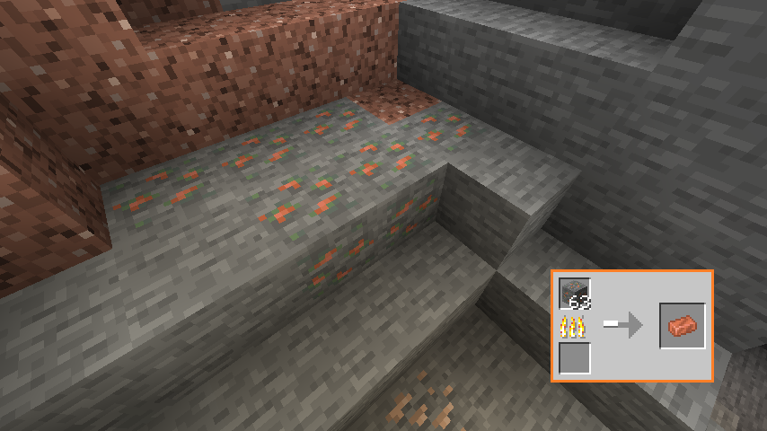 砂利馬 Copper Ore 銅鉱石 現時点では石炭や鉄と同じように生成されます 将来的には変わるようです 精錬することで 銅のインゴット になります