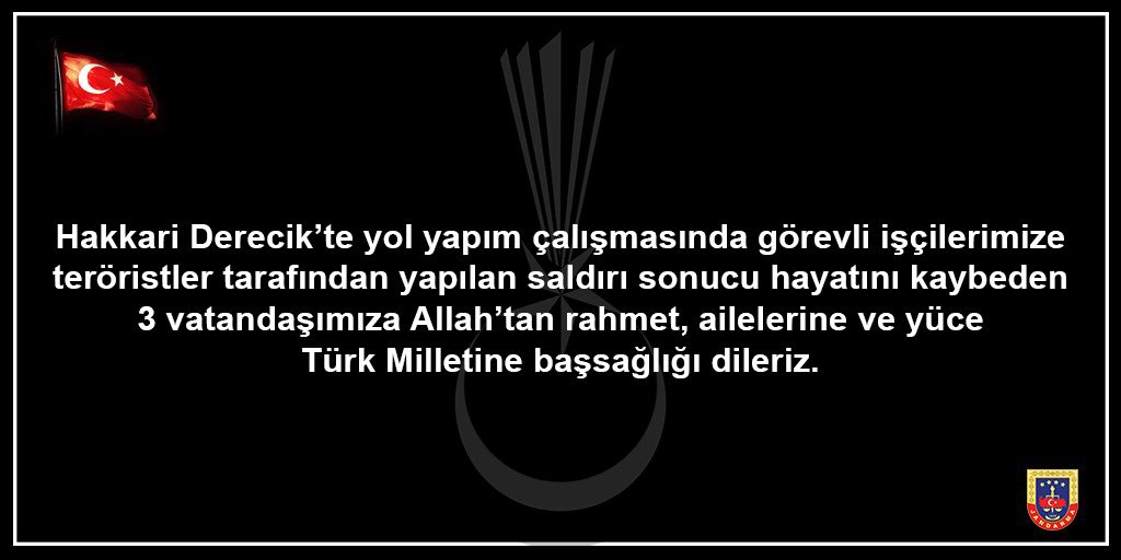 jandarma's tweet photo. Başımız sağ olsun. 🇹🇷 https://t.co/Kvg1dPGU4y