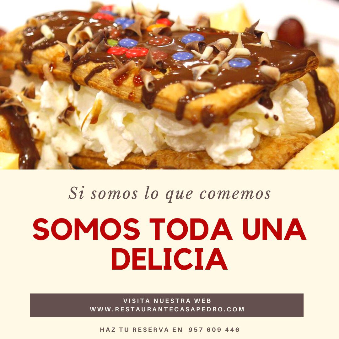 ¡Solo con ver nuestros postres se nos hace la boca agua! 😋

#PuenteGenil #RestauranteCasaPedro #Food #TuRestaurante #ComerBien #Córdoba #Bibgourmand