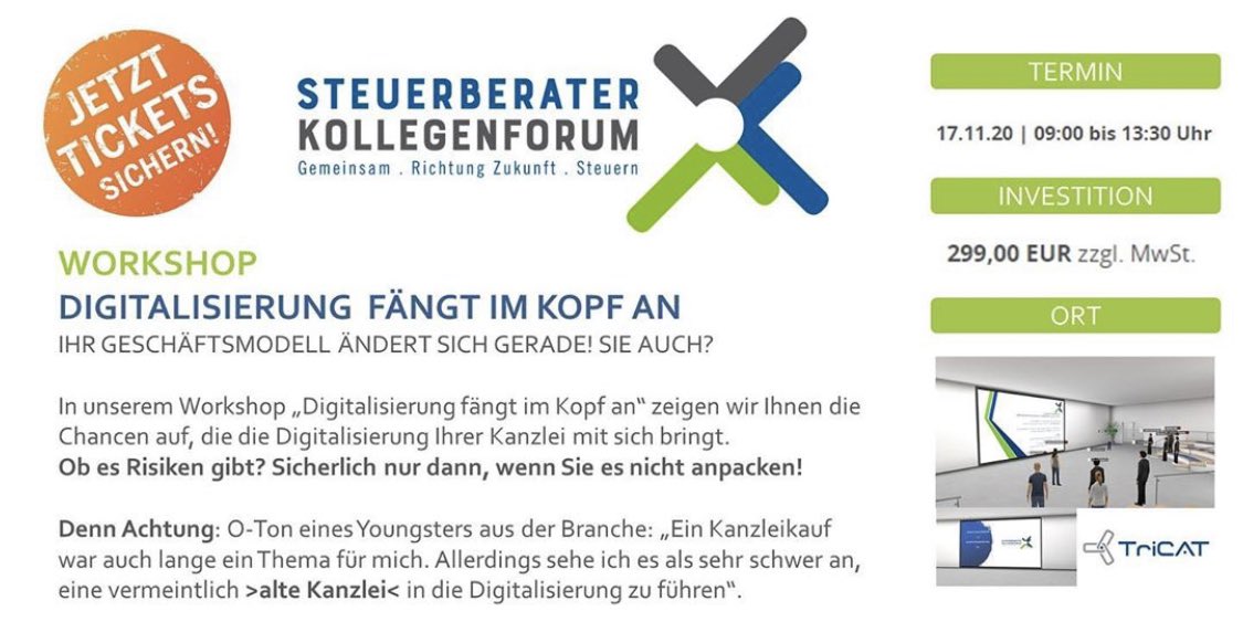 Unser neuer #workshop am 17.11. #safethedate #anmelden nicht vergessen!!!