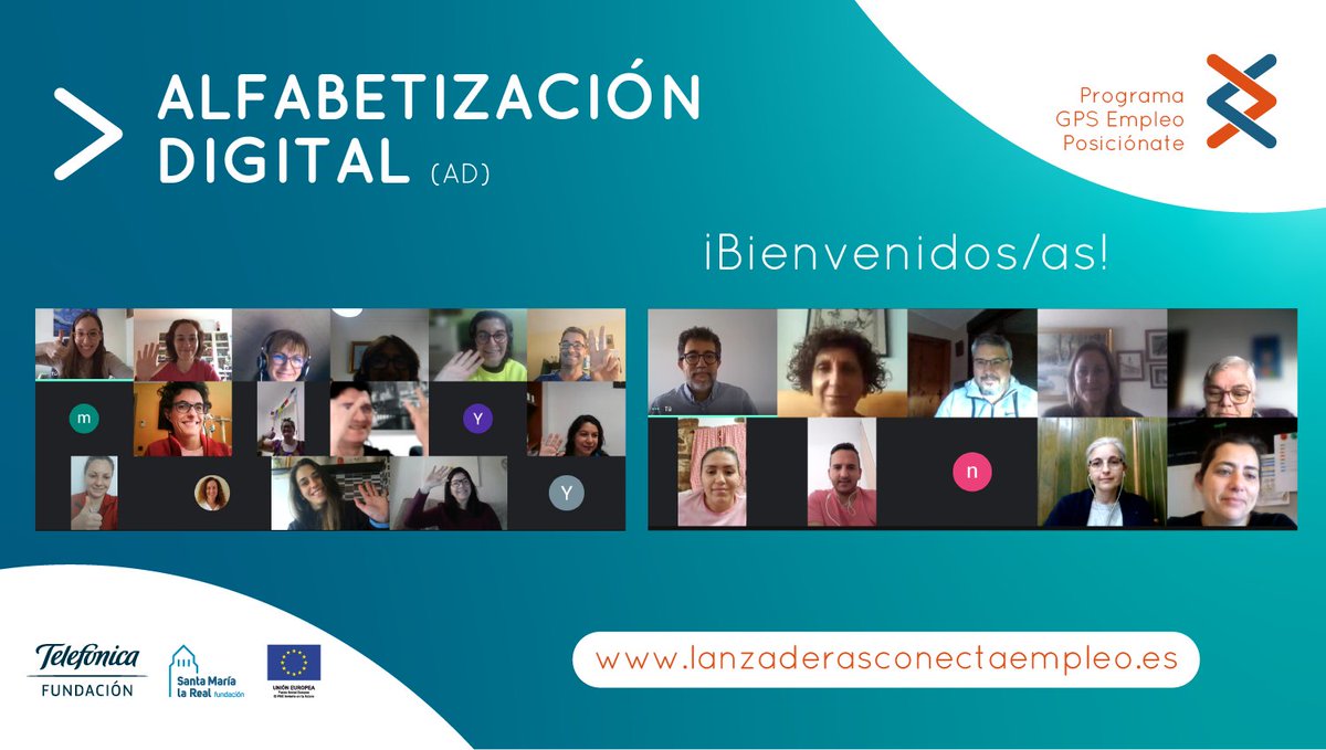 🎉¡Damos la #BIENVENIDA a las 5⃣7⃣ personas que participan en una nueva ronda de #AlfabetizaciónDigital! 🖱️💻Durante las próximas semanas manejarán #programas que las #empresas demandan en sus #OfertasDeTrabajo👉bit.ly/3oYFQqK
🤩¡Esperamos que lo aprovechéis al máximo!🤩