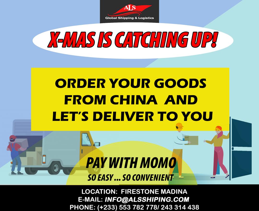 alsglobalgh's tweet photo. DO NOT DELAY!!! OUR NEXT CONTAINER LOADS THIS COMING FRIDAY FROM OUR WAREHOUSE IN CHINA!!!
#alsglobalgh #alsshipping #alsglobalshipping #shipping #logistics #china #freight #cargo #airfreight #seafreight #tema #madina #accra #Ghana https://t.co/Wu0N1vIzbN