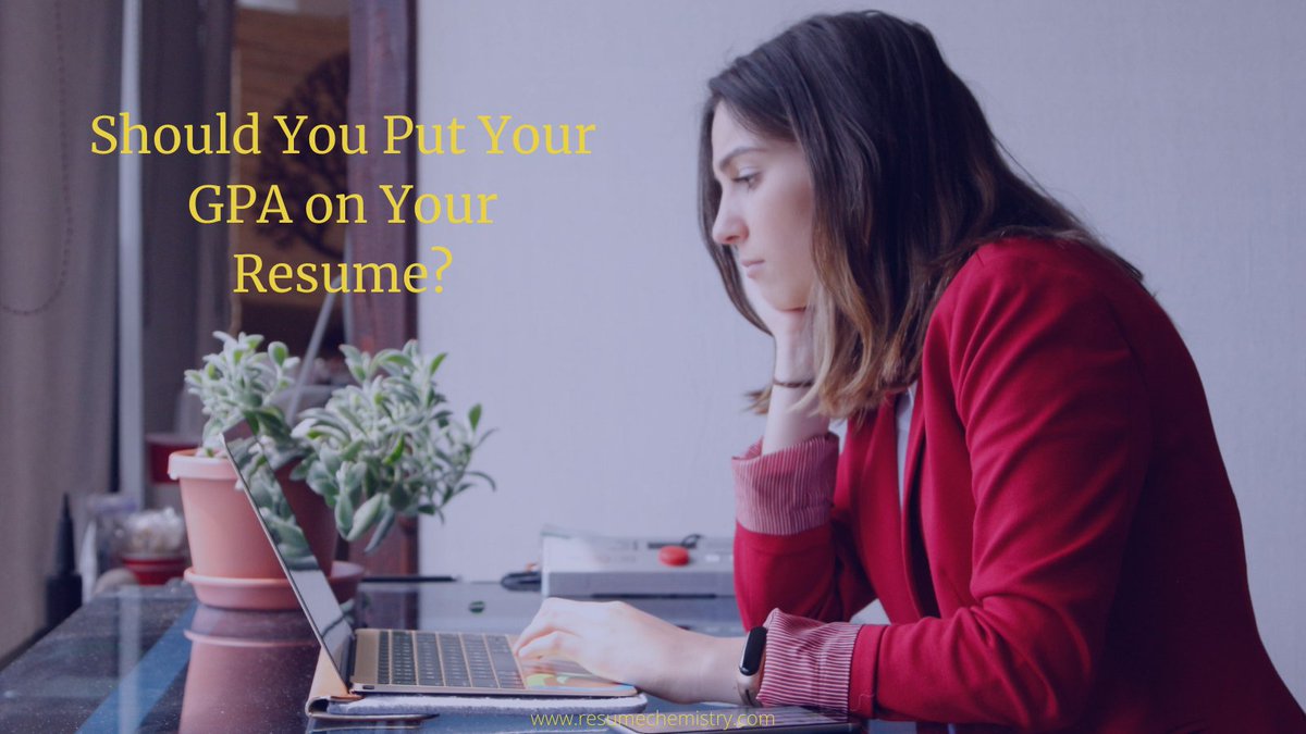 ChemistryResume's tweet photo. You've got a really high-grade point average (GPA) ✨💯 and now you're wondering if you should add this to your resume as a bonus point to attract employers. Adding your GPA to your resume can have more impact. 
#resume #resumetips #resumerock #resumewriting #resumewritingservice https://t.co/jHMkHDcuDk