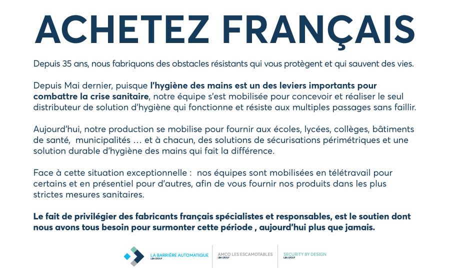 ACHETEZ FRANCAIS 
Dans ce contexte et pour être #solidaires, l'industrie française est l'une des clés pour la reprise #économique et la préservation des #emplois <a href="/LaFrenchFab/">La French Fab</a> <a href="/marquesdefrance/">Marques de France</a>
#soutienindustriefrancaise #frenchfab #madeinfrance #industrielresponsable