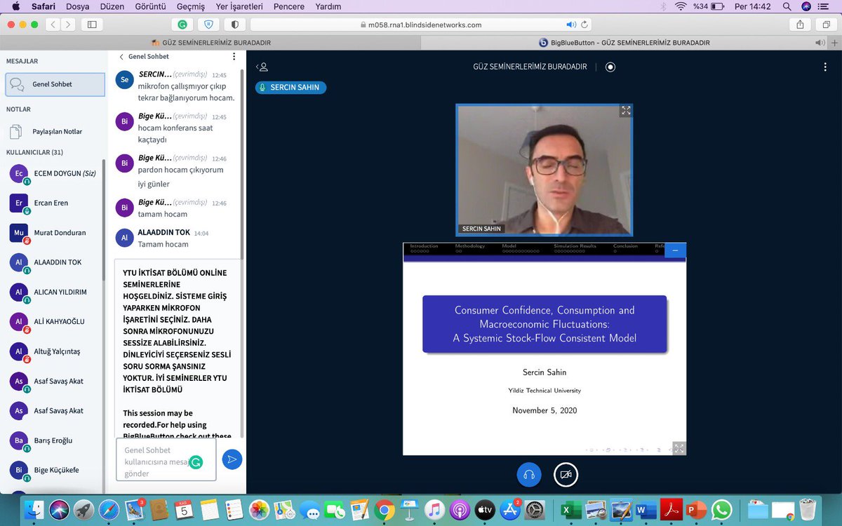 Serçin Şahin Hoca ile devam ediyoruz.