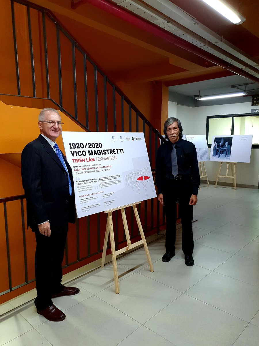 ITA Ho Chi Minh City (@itahochiminh) on Twitter photo ITALIAN DESIGN DAY 🇮🇹 #Vietnam 🇻🇳#IDD2020 Drawing the Future @VanLangUniversity
Opening #VicoMagistretti exhibition & seminar in connection to #CasaItaliaHanoi to Arch #MarcoCasamonti in🇮🇹 & other🇻🇳universities
Events by <a href="/ItalyinVietnam/">Italy in Vietnam</a> & <a href="/ItalyinHCMC/">Italy in HCMC</a> & supportof <a href="/ITAtradeagency/">Italian Trade Agency</a> ITALIAN DESIGN DAY 🇮🇹 #Vietnam 🇻🇳#IDD2020 Drawing the Future @VanLangUniversity
Opening #VicoMagistretti exhibition & seminar in connection to #CasaItaliaHanoi to Arch #MarcoCasamonti in🇮🇹 & other🇻🇳universities
Events by <a href="/ItalyinVietnam/">Italy in Vietnam</a> & <a href="/ItalyinHCMC/">Italy in HCMC</a> & supportof <a href="/ITAtradeagency/">Italian Trade Agency</a>