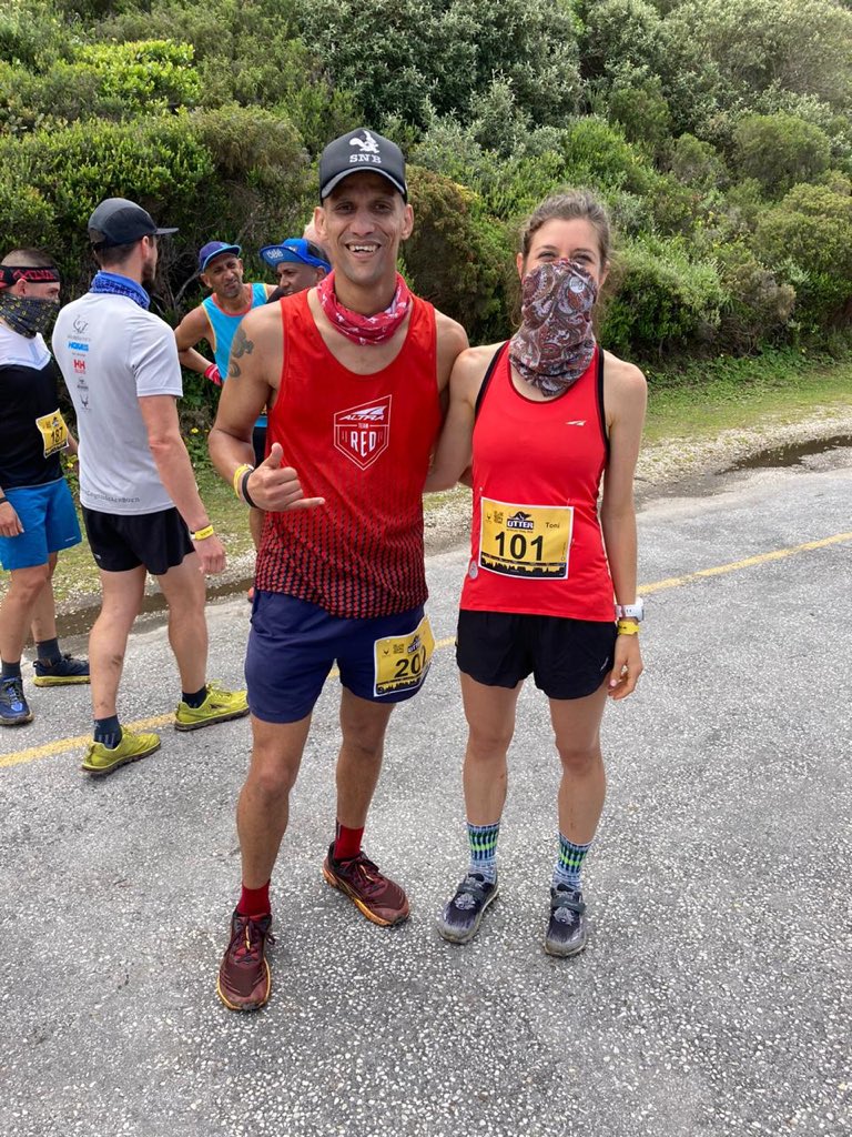 peterjohnmoses's tweet photo. What an amazing experience the @ottertrailrun was โค๏ธ ..it truly is the Grail of Trail! ๐ฟ๐ฆ
Thanks to @ashraforrie for making it happen!
#Strong2Run
#OtterTrailRun
#TrailPeej
@AltraRunning
Congrats to the majestic Queen of trail @ToniDoesTrail on another fantastic win! ๐ https://t.co/SCjkqJl4R0