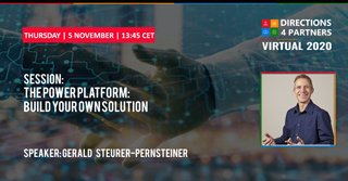 come in and see how to create your custom app. 
#D4P #directions4partners #directionsemea #directionsasia #D4PVirtual2020 #virtualsessions #msftd365 #learn4d365