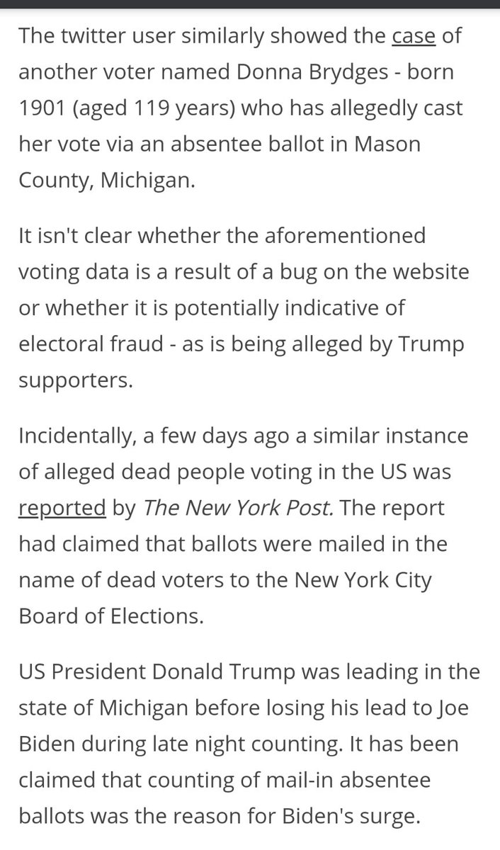 rebelrobtv's tweet photo. Pedophile @JoeBiden winning from absentee ballots from dead people. Cheating @realDonaldTrump out of an election. Shameful!!! #electionsham https://t.co/SOZWHexdnY