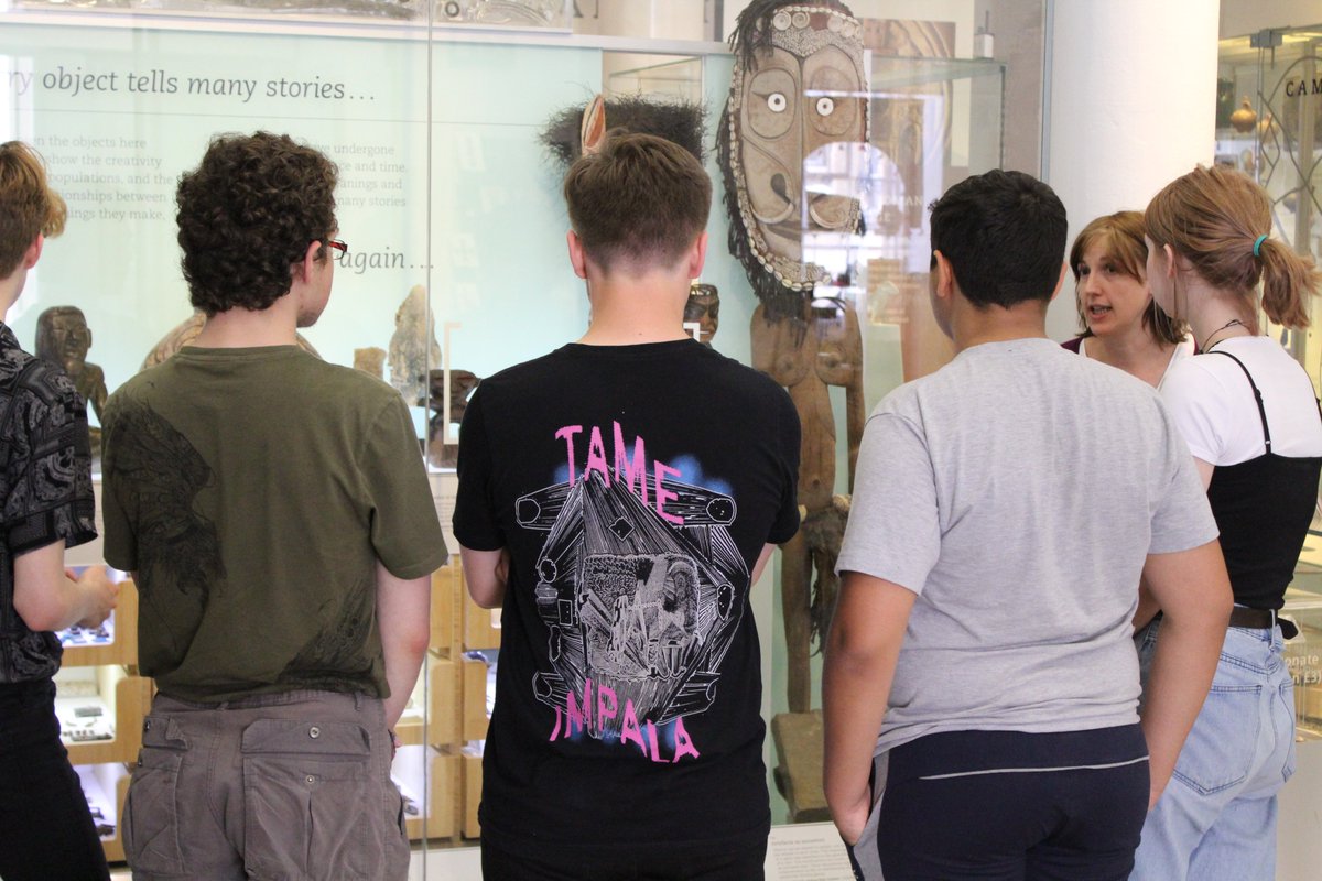 wisbechmuseum's tweet photo. Today's #Museum30 is Display. This is our wonderful Silver #ArtsAward group working on their own #PacificCurrents display & visiting @MAACambridge learning about display text with SJ. Made poss thanks to funds from @CambsCC Essential Skills & @MAACambridge
#creativecareers https://t.co/18RNyd8IWf