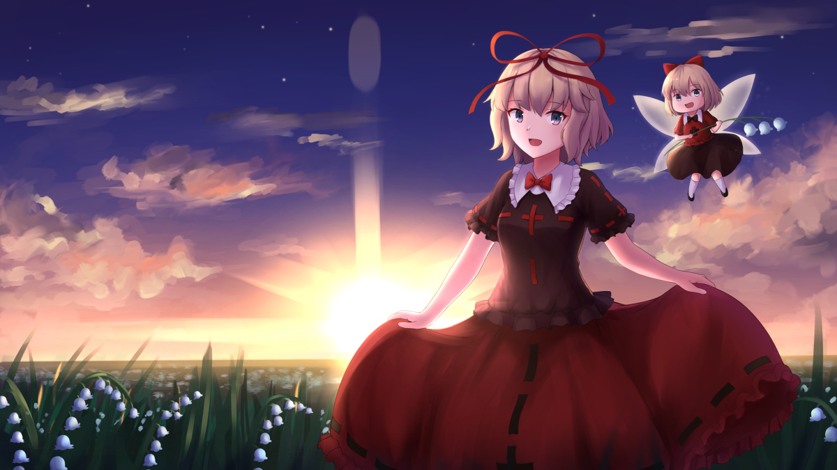 クネアモライ Sunset Melancholy 東方 東方project メディスン メランコリー メディスン 背景 T Co Ernynsak51
