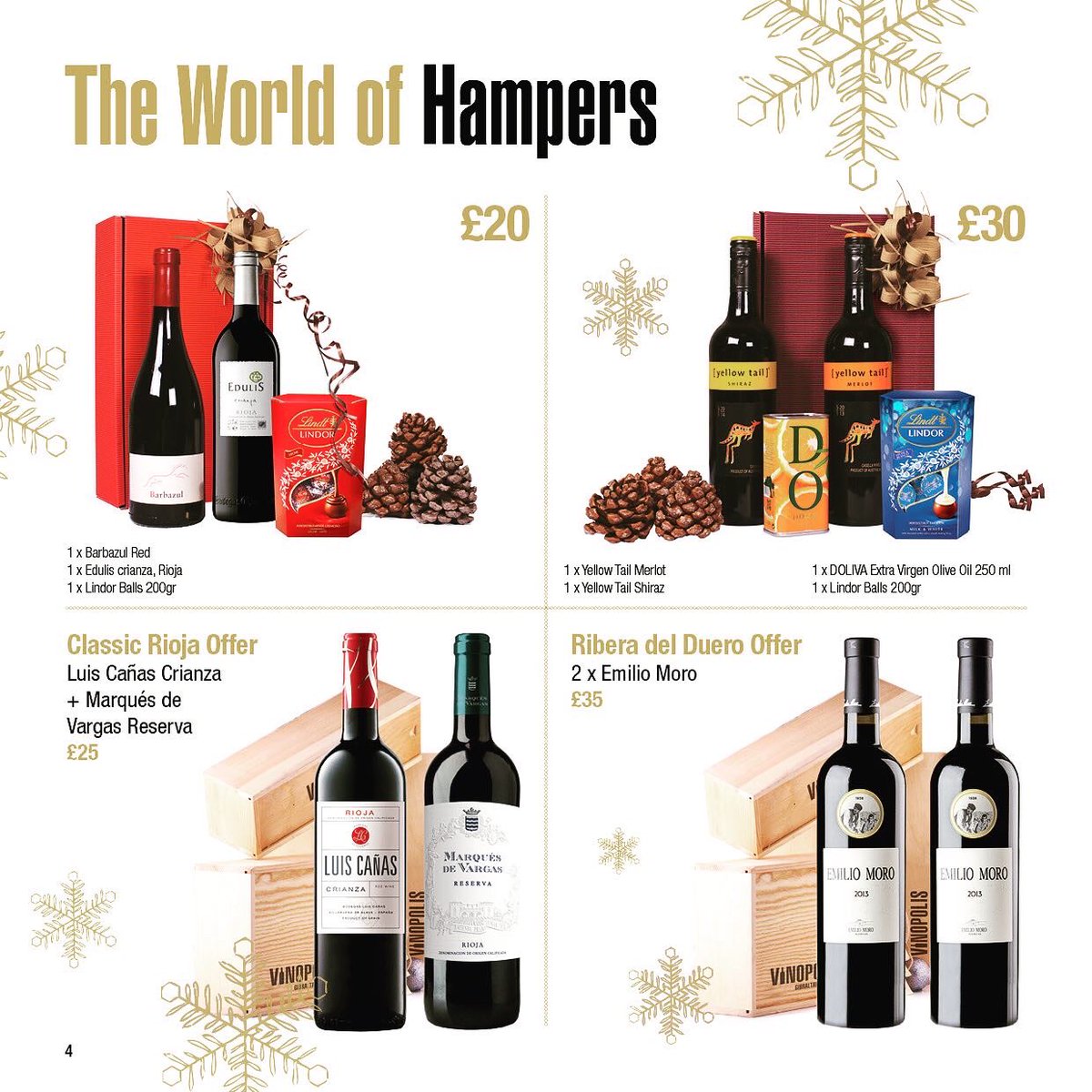 Vinopolisgib's tweet photo. See our Xmas Catalogue 2020 full of hampers, gift packs, xmas at home section, Gourmet corner with Lavazza coffee and many other products 🍷😍😍 Free home delivery in Gibraltar! Pop by our shop, order online or call 200 77210 #xmas #xmasathome #hampers #giftpacks #presents https://t.co/fM3ykT604m