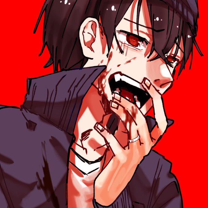 血注意のtwitterイラスト検索結果