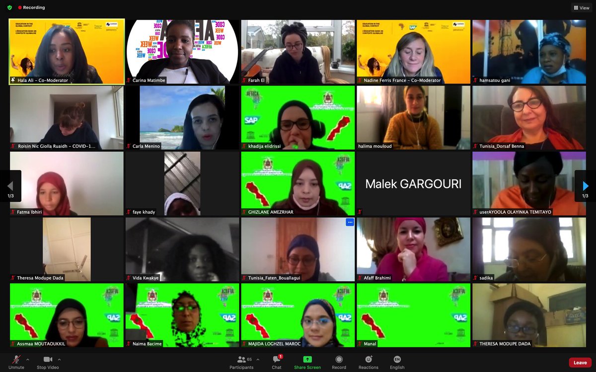 Carina_B_M's tweet photo. It was a great meeting today in the second session of Africa Code Week 2020, representing my country
. #Mozambique @AfricaCodeWeek #WomenEmpowermentWorkshop https://t.co/tVnEjzzHYW