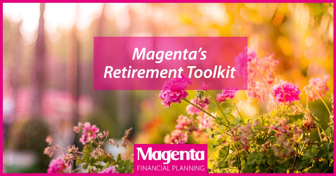 At Magenta we help clients to build plans for their future security and happiness. This includes thinking about retirement. Our toolkit aims to give you some tips to help: 
ow.ly/IwVk50C7rOI

#retirementplanning