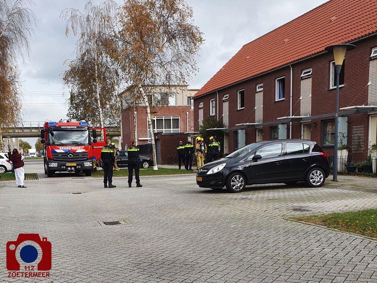 Melding brandweer Ammerstolstraat Zoetermeer