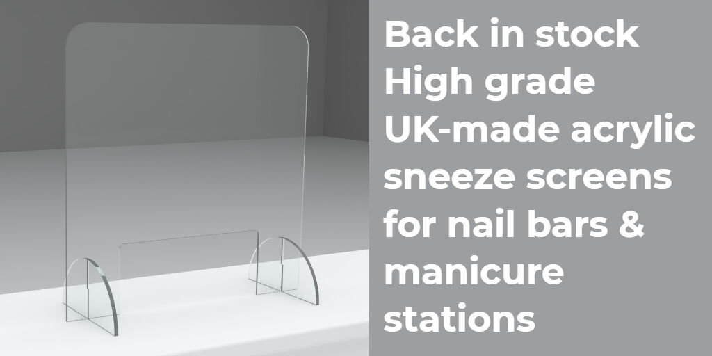 WrightsGPX's tweet photo. High grade #UKmade acrylic #SneezeScreens for #NailBars & #manicure stations
Discover more here...https://t.co/zmmPz5LiCF
@WrightsGPX #Nailbar #NailSalon #ManicureStations #Pedicures #BeautySalons #Salons #SneezeGuard #VirusBarrier #UKBusinessLunch #MiBHour #BrumHour #COVID19 https://t.co/V6WArCkbIM