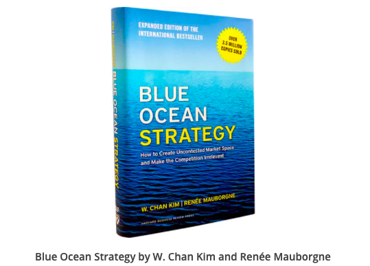 FScammells's tweet photo. Who is using the Blue Ocean Strategy in their business? 

💡 This book was a GAME CHANGER for our company Reflection AI  &amp; Reflection X 

🌊  #blueoceanstrategy  #startups https://t.co/ndDAfTID3H