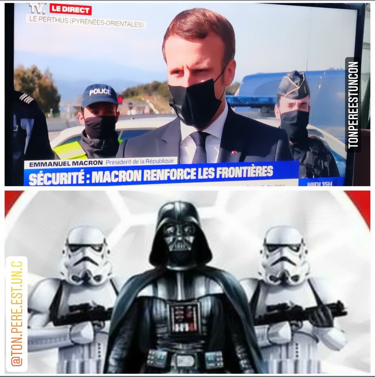 TonPereEstUnCon's tweet photo. #Macron #politique #ImmigrationMatters #INFO @BFMTV https://t.co/cgyzPkWNjG