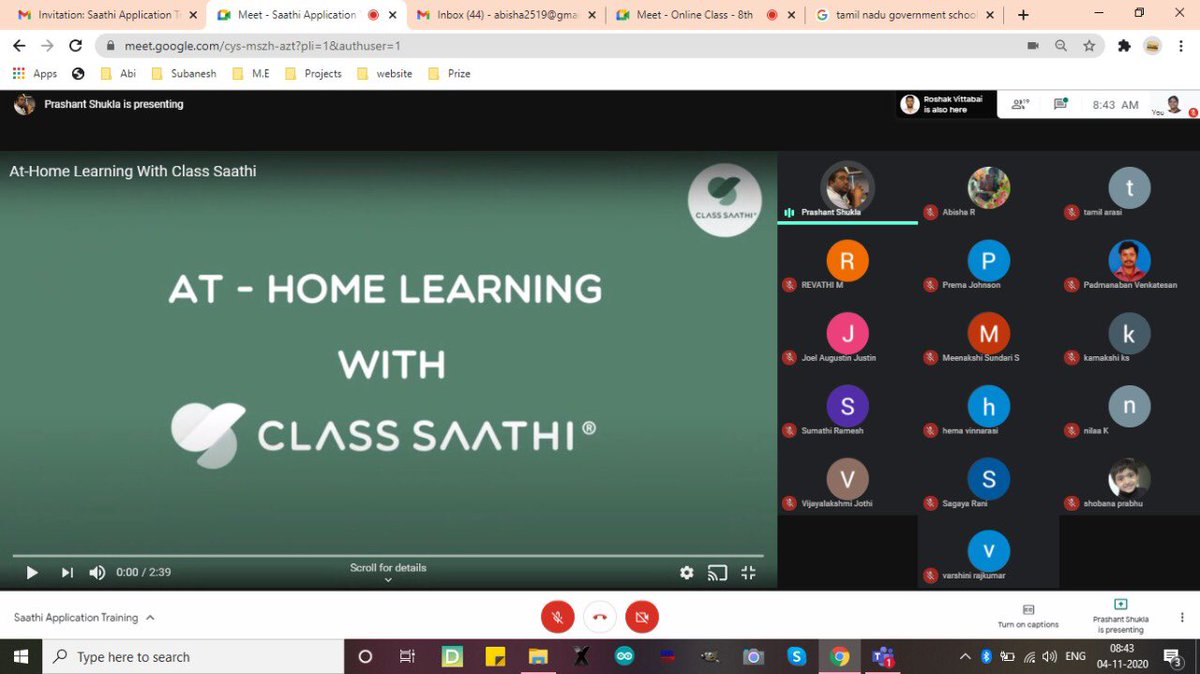 SRFFoundation's tweet photo. To make teaching learning process more effective, we conductd a training session in collaboration wid @ClassSaathi (#TAGHIVE) for our teachers teaching in our @CapgeminiIndia adopted schools in #Chennai, #TamilNadu to train them abt Class Saathi Application & equip them digitally https://t.co/IWdXhL3w39