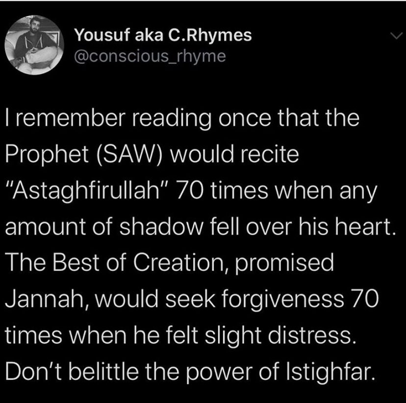 Don’t belittle the power of istaghfar!