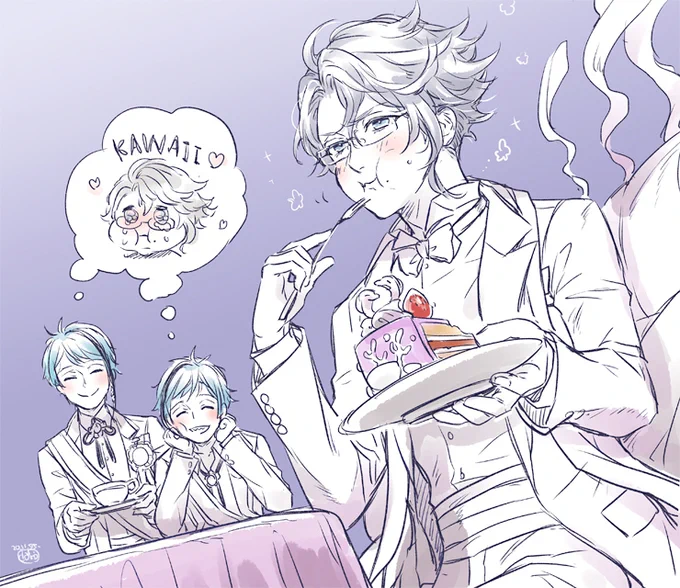 今日くらいはケーキ食べてもいいよね!お誕生日おめでとうございました～?

#リーチ兄弟誕生祭2020 