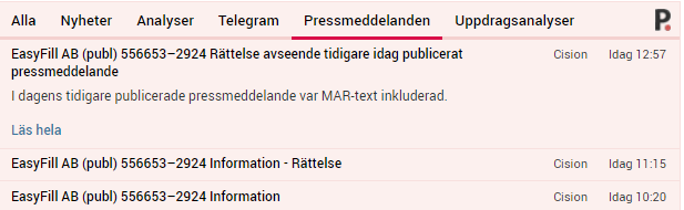 JoakimRonning's tweet photo. Rätt ska vara rätt så det blir rättelse på den felaktiga rättelsen.
#Easyfill kämpar på! https://t.co/wjefIFlXRf