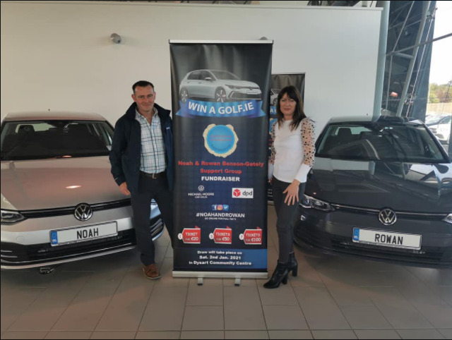 WinAGolf1's tweet photo. Enter our Win A Golf fundraiser in aid of the Noah and Rowan Benson Gately Support Group for only €20 and you could be driving away in a brand new VW Golf worth €30,000! Buy your ticket today and support a great cause 👉🏼 https://t.co/YK3wBo4SVe https://t.co/Ae5NUTLZYC