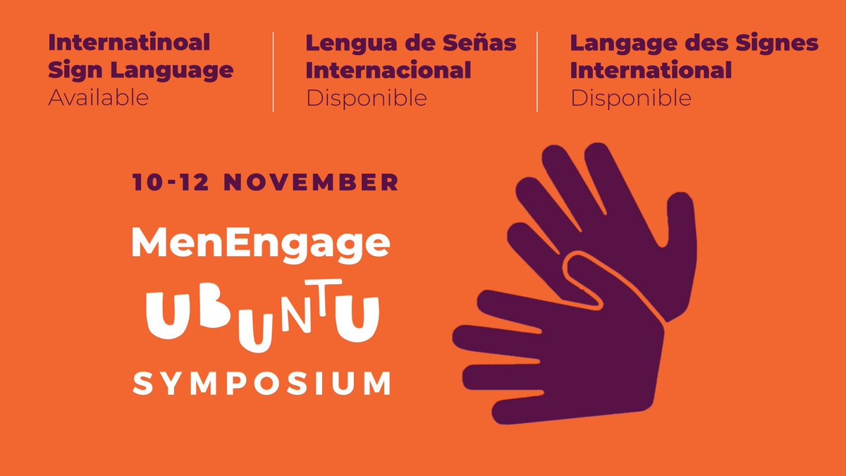 We hope to make the #UbuntuSymposium as welcoming &amp; inclusive as possible for people - including people who are deaf or hard of hearing. #internationalsign language interpretation will be available, and subtitles available in 18 languages. register at: buff.ly/32cWARB.