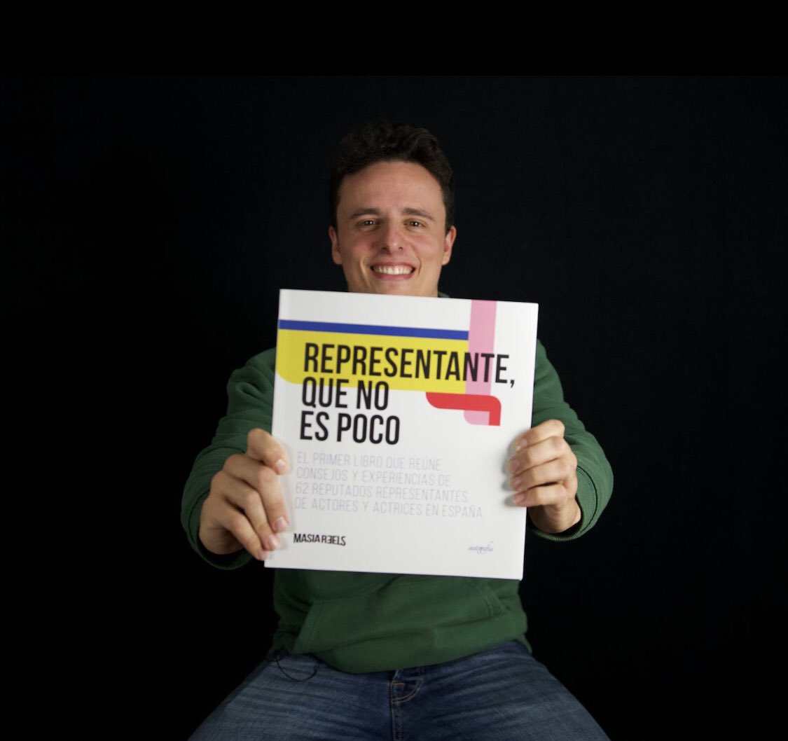 CSMagt's tweet photo. Congratulations to #matcruz for his new book “REPRESENTANTE, QUE NO ES POCO” 📚 the first book that brings together suggestions and experiences from 62 Spanish Acting Agents 🇪🇸!! https://t.co/TggNIqbHpC