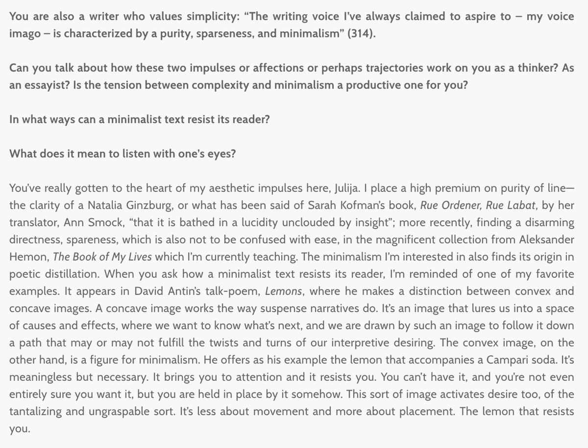 AssayJournal's tweet photo. In today's interview, we love Mary Cappello's deep dive into the craft of her work with Julija Sukys--if you're new to Mary's work, welcome! It's wonderful.

#amwriting #amreading #nonfiction #craft #assayinterviewproject 

https://t.co/a33iCCNa0i https://t.co/vZrkHky0ON