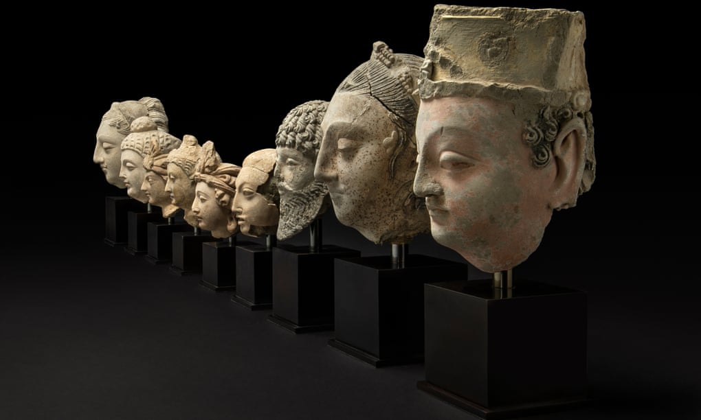 JoanneDyer_BM's tweet photo. @britishmuseum #Museum30 Day 5: One of more stunning displays @britishmuseum in recent times was the temporary #display of the #Buddhist heads #looted in the Afghan war before their return to @NMA2021. Some of the non-invasive analysis of these pieces via #DStretch images also made the display. https://t.co/Xxw6ne9t2d