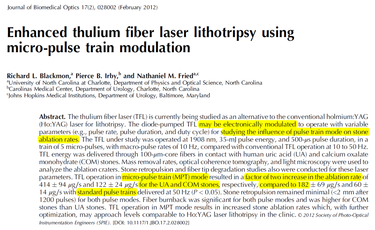 exkeller's tweet photo. LASER UPDATE
Captivating talks at #TNT2020 @EndourologyT.
Particularly interesting concept of micro-pulses by
@bwturney. MICRO-PULSING has been one of the keys to success of the #TFL for #StoneDusting.
@scoffonecesare @OTRAXER @OstherPalle @endouro @PMKronenberg @YAUEndourology https://t.co/Bbxhd3x2Te