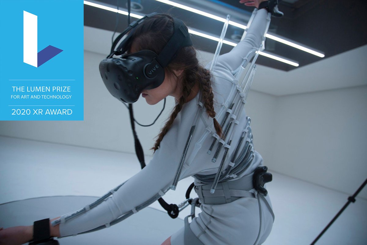 ElyneMLL's tweet photo. So honoured to announce I won the 2020 Lumen XR Award for (un)Balance! (a project that combines VR and analog tools to explore theories of body movement and perception)
#vr #XR #LumenPrize #innovation #experiencedesign #interactiondesign https://t.co/6XkI2Sz4kh