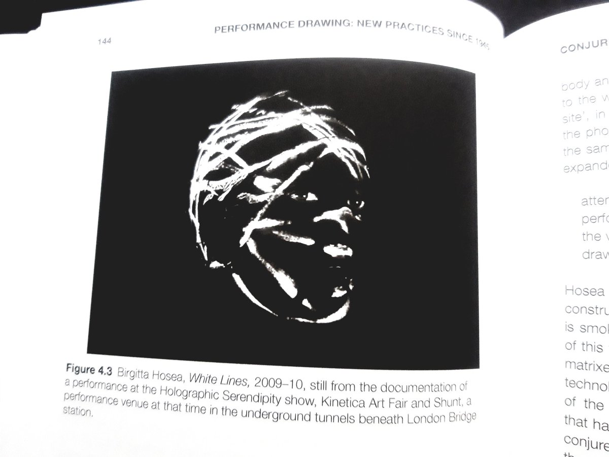 perform_draw's tweet photo. More snippets...Chapter 4 'Conjuring' featuring the work of author/ artist @BirgittaHosea #PerformanceDrawing #ExpandedAnimation #Technology #Holograms #LivePerformance #PerformanceArt #Drawing #TimeBased #TheSelf #Body #ThreeDimensional #AcademicBook https://t.co/6Ne6hQaYlI