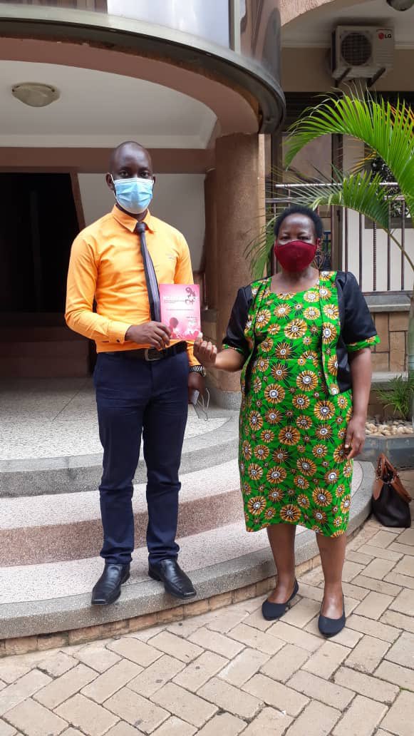 Our young Nurse Mr Martin Lubega's book “My pregnancy' has been selected among the top 3 for the #heroesinhealthawards. He is a special nominee to receive an award from the president of Uganda on 6th November 2020. Well done Mr. Martin! #yearofthenurseandmidwife