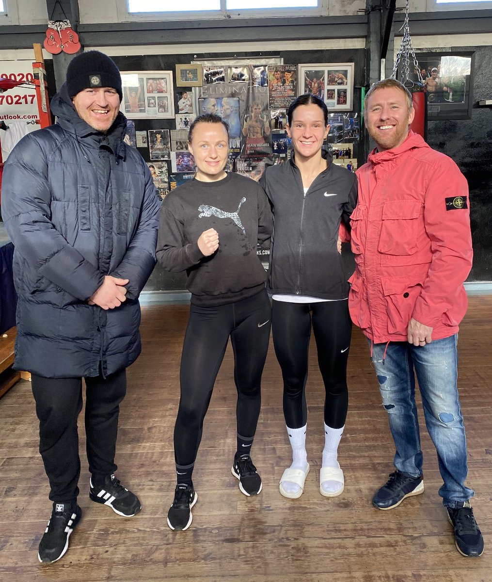StefyBull's tweet photo. Last spar complete β
Thank you @liveforeverjj77 letting us use his gym for the last 5 weeks and a big thank you to Raven Chapman helping @TerriHarper96 for this fight. T is ready to go few days and we head to the bubble @MatchroomBoxing 14th November #AndStll #Belter https://t.co/UWTOP44cZa
