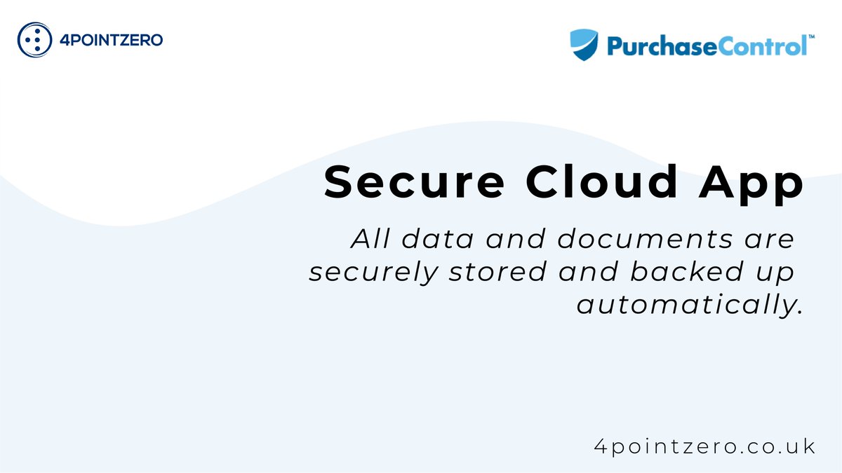 4_PointZero's tweet image. Manage your business rules and requirements using @PurchaseControl. Easily configured and ensured compliance are some of the many benefits of Purchase Control, resulting in maintained control of your business operations. 
#4pointzero #cloudsolution #purchasecontrol