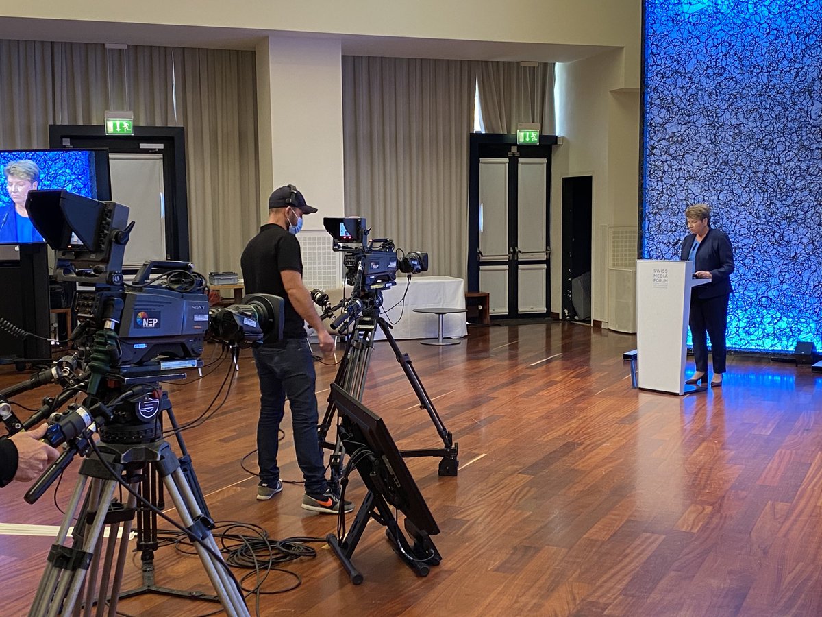 „Wir brauchen mutige, ehrliche, unbequeme Medien“: ⁦<a href="/Violapamherd/">Viola Amherd</a>⁩ am #SMF2020