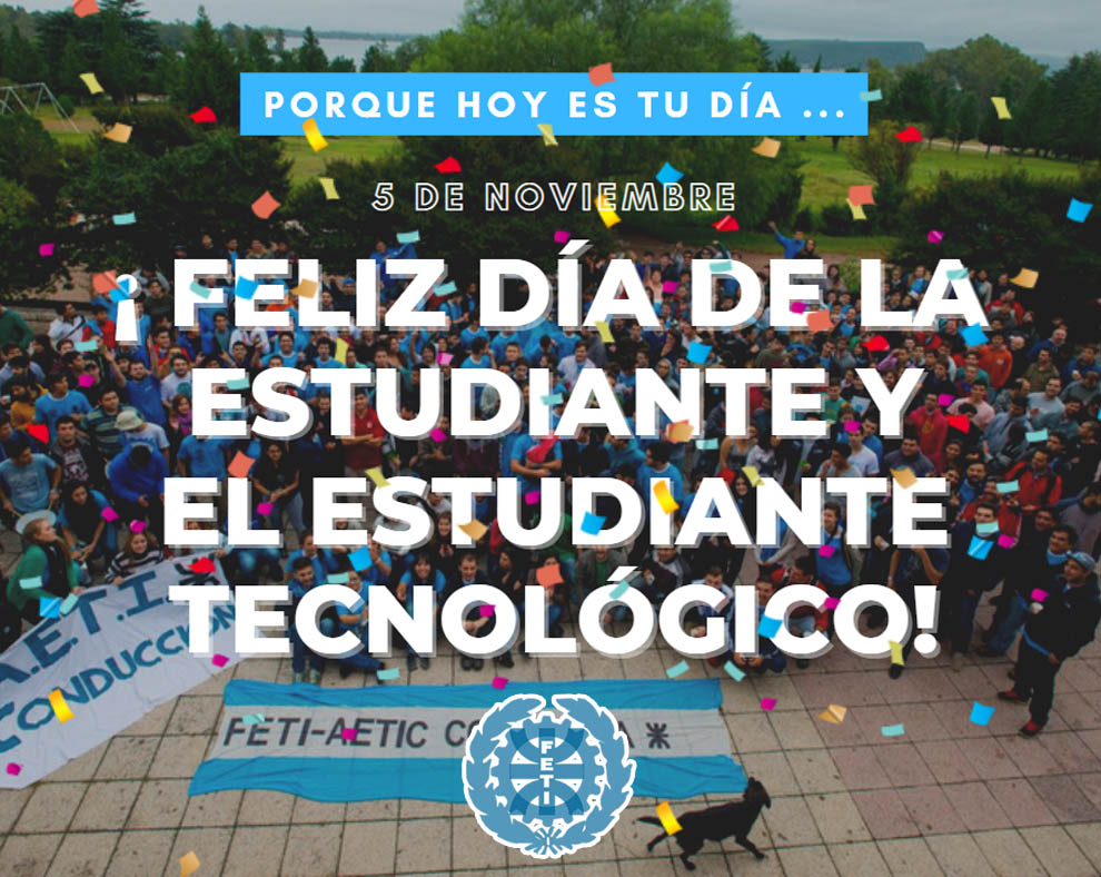 fetinacional's tweet photo. DÍA DE LA ESTUDIANTE Y EL ESTUDIANTE TECNOLÓGICO

[...]

¡FELIZ DÍA! https://t.co/TKDlX8xRaX