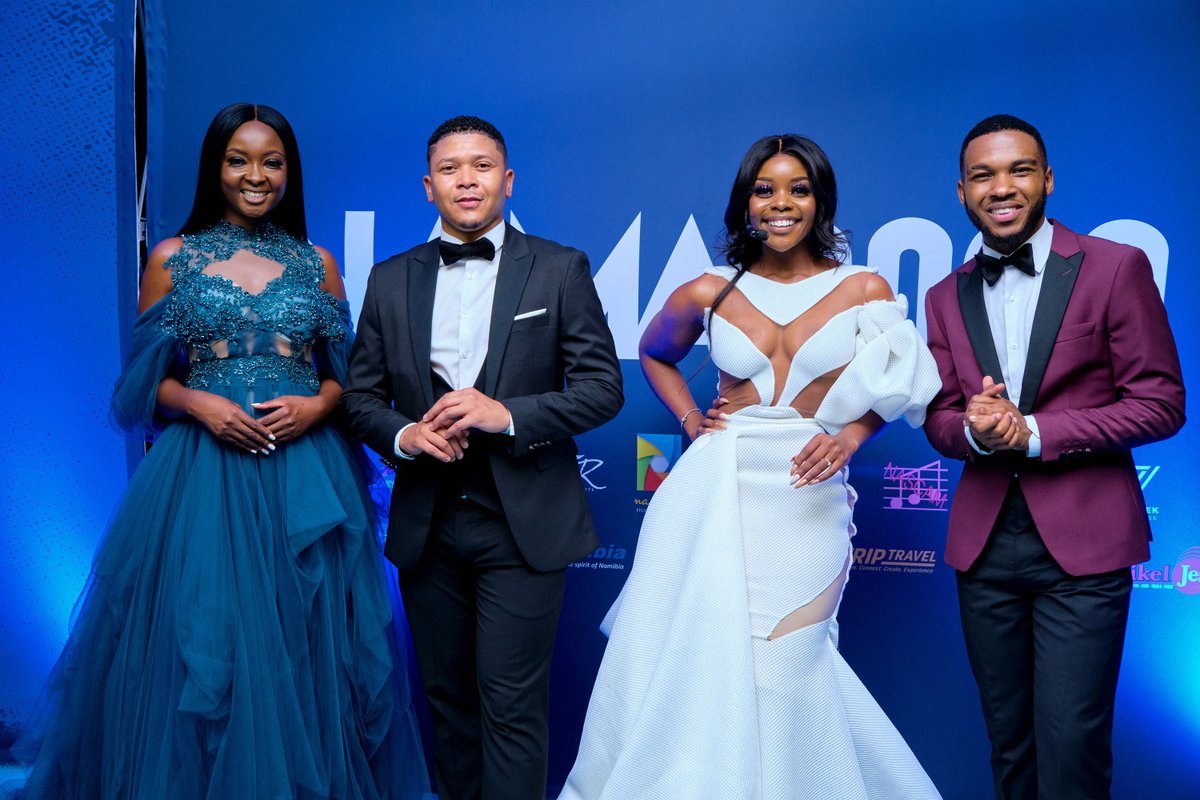 HOSTS! <a href="/PombiliShilongo/">pombili shilongo</a> @adriano_visagie <a href="/bytanyaradzwa/">Tanya Daringo</a> <a href="/PaulDaPrince/">Paul Da Prince</a> #NAMA2020