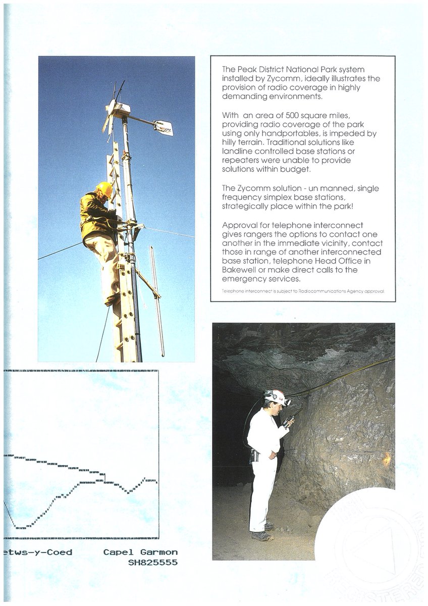 Zycomm's tweet photo. #ThrowbackThursday

An extract from a Zycomm brochure showing the installation of communication systems for the #PeakDistrict National Park back in the early 90's!

#twowayradio #communication https://t.co/nHcZGaOeho