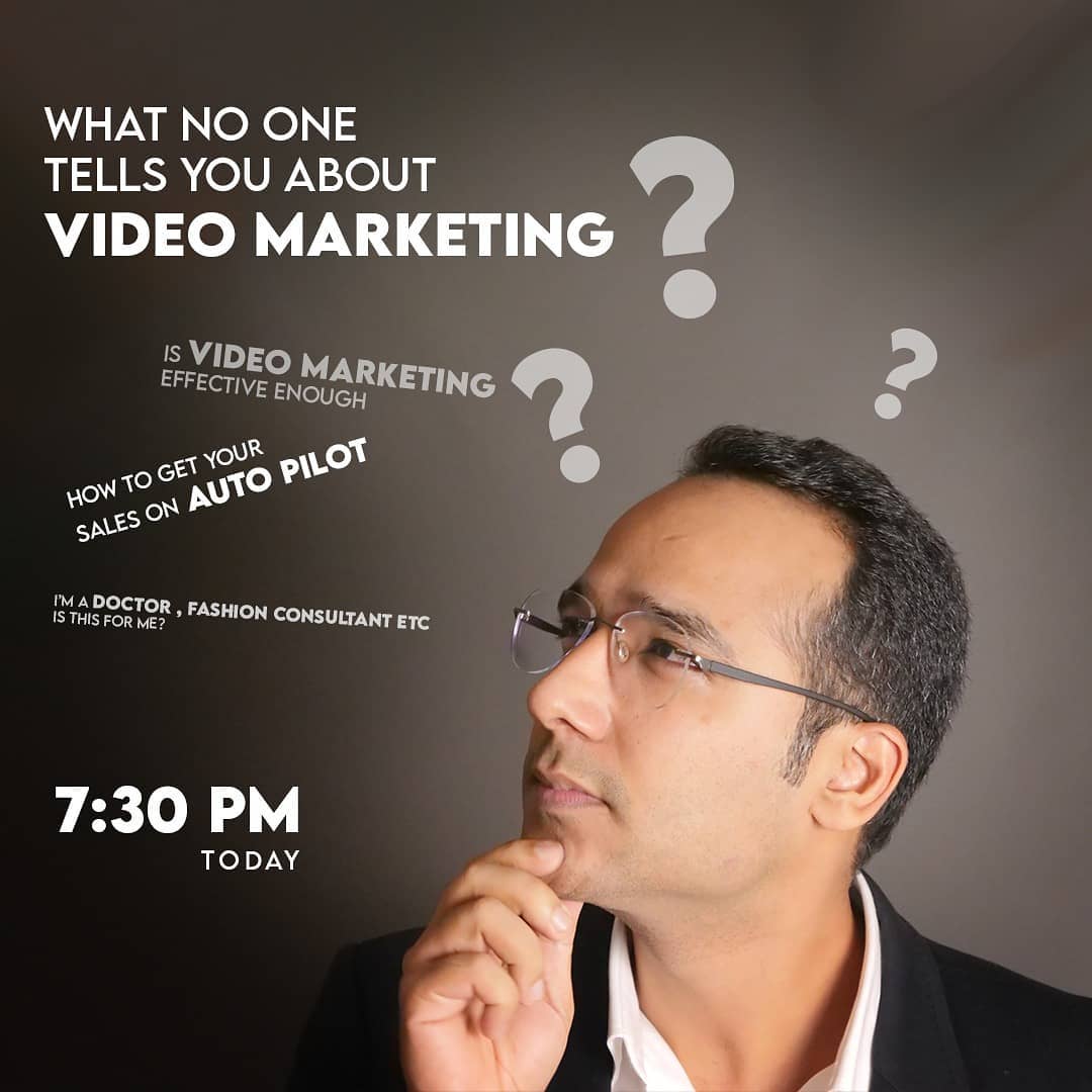JiteshManwani_'s tweet photo. lets meet at exact 7:30PM
limited seats - come fast 🤪
link - https://t.co/hkVCdagTJL
..
..
#webinarseries #videomarketing #videovideovideo #videomarketingstrategy #videomarketingsecrets #videomarketingstrategy #videostar #salesrocket #rocketsales #videography🎥 https://t.co/FUxeOhjbMt