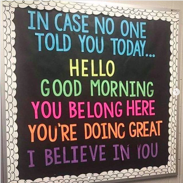teacher2teacher's tweet photo. How do you let your Ss know you're there for them – even if you're not in the same room? #KidsDeserveIt #BeTheOne #ChampForKids (📸 via T @TeachBurg) https://t.co/vi5fX3dniw