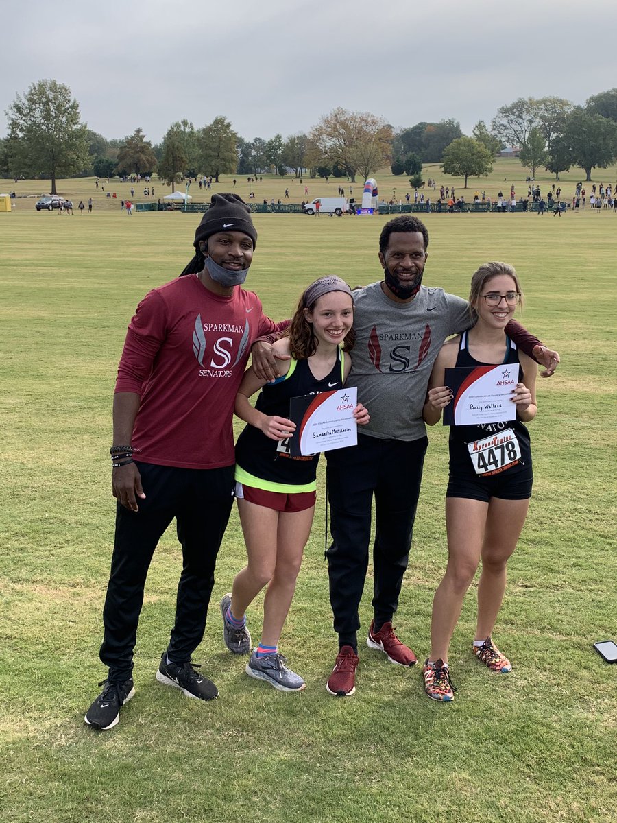 SparkmanAD's tweet photo. Congratulations to Samantha Menikheim &amp; Baily Wallace for her outstanding performance the AHSAA Section 4 Meet and qualifying for state!!! #1Sparkman  #GOSENATORS @SparkmanAD @SHSSenators @S9GS @SHS_Track_CC https://t.co/QcTbaiGnQr